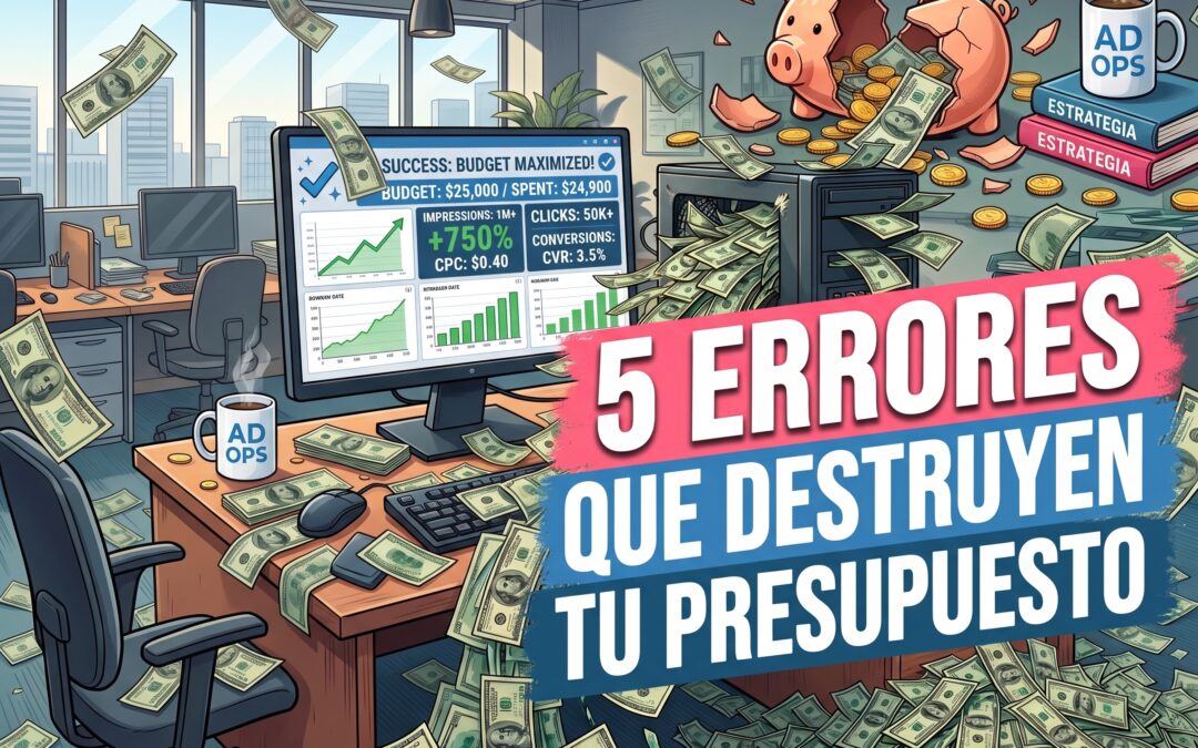 5 errores que destruyen tu presupuesto